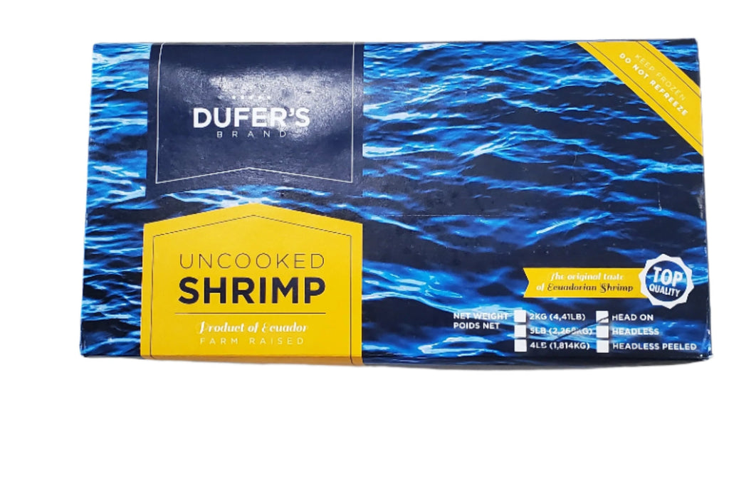 Duffers Uncooked Shrimp 50/60 - 4lbs