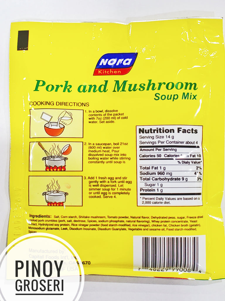 Nora Pork and Mushroom Soup Mix 54g