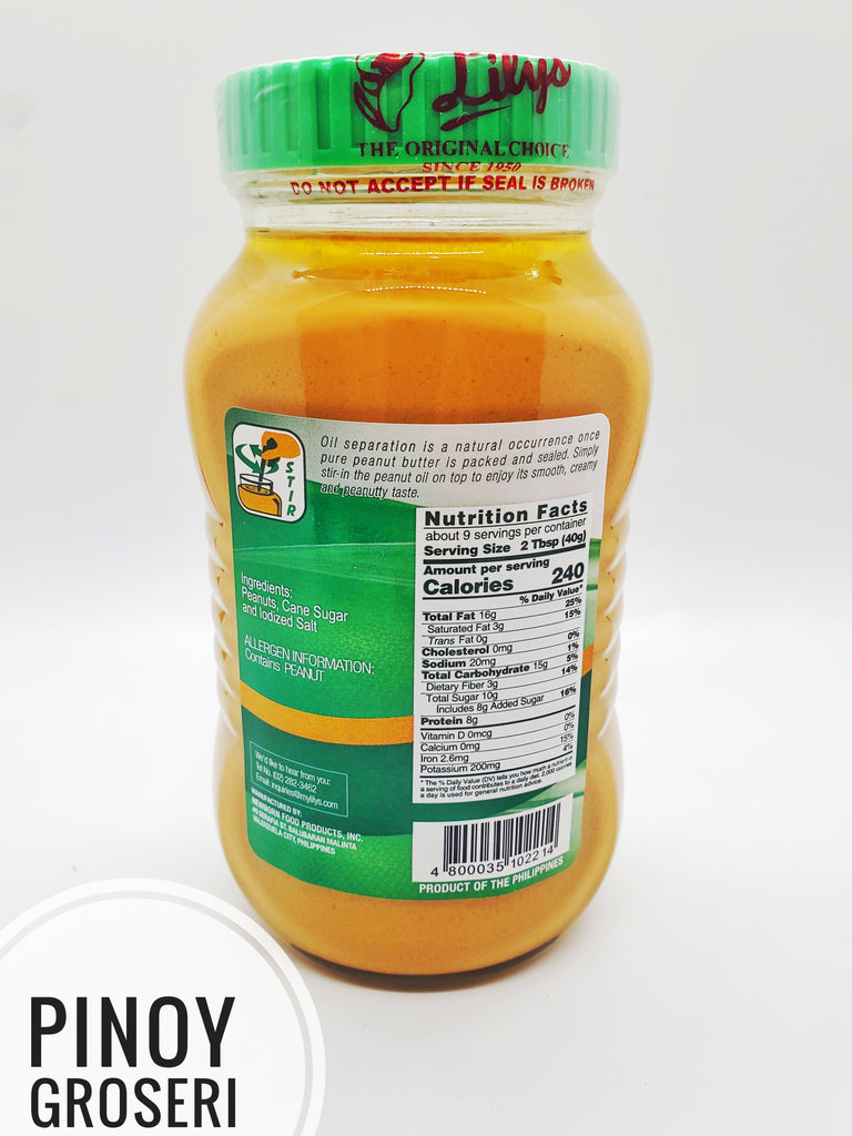 Lily's Peanut Butter 12.84oz (364g)