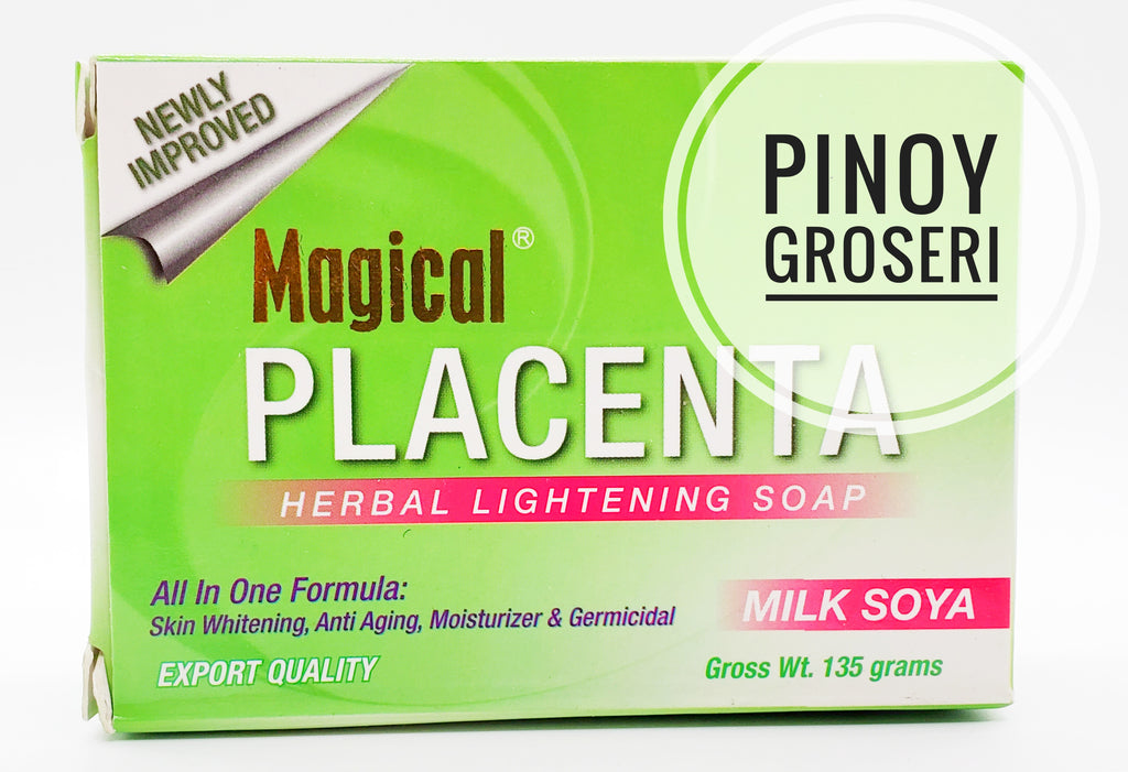 Magical Placenta Herbal Lightening Soap Milk Soya 135 grams