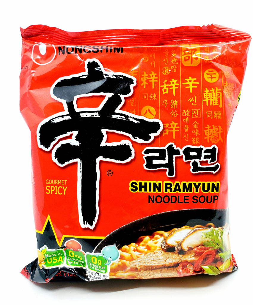 Nongshim SHIN RAMYUN Noodle Soup Gourmet SPICY 4.2oz (120g)