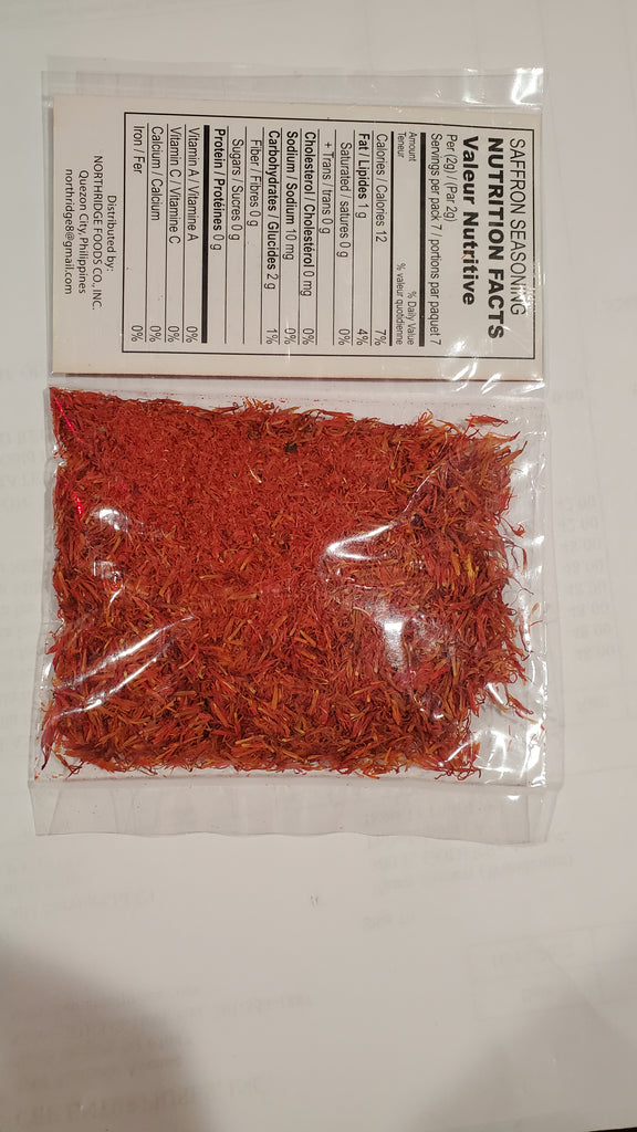 Inday's Best Dried Saffron Flower (KASUBHA) 5oz (15g)