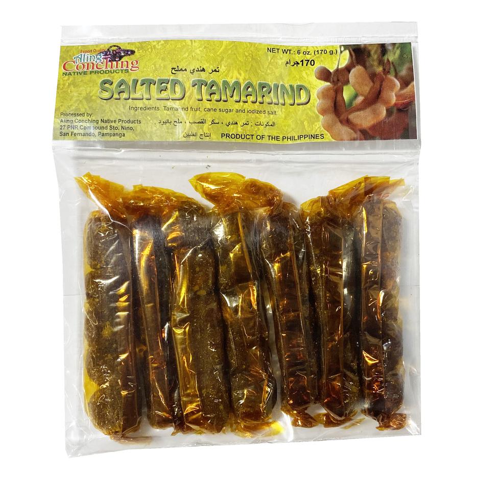 Aling Conching SALTED Tamarind Candy (YELLOW) 6oz 170g)