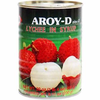 Aroy-D Canned Lychee in Syrup 20oz