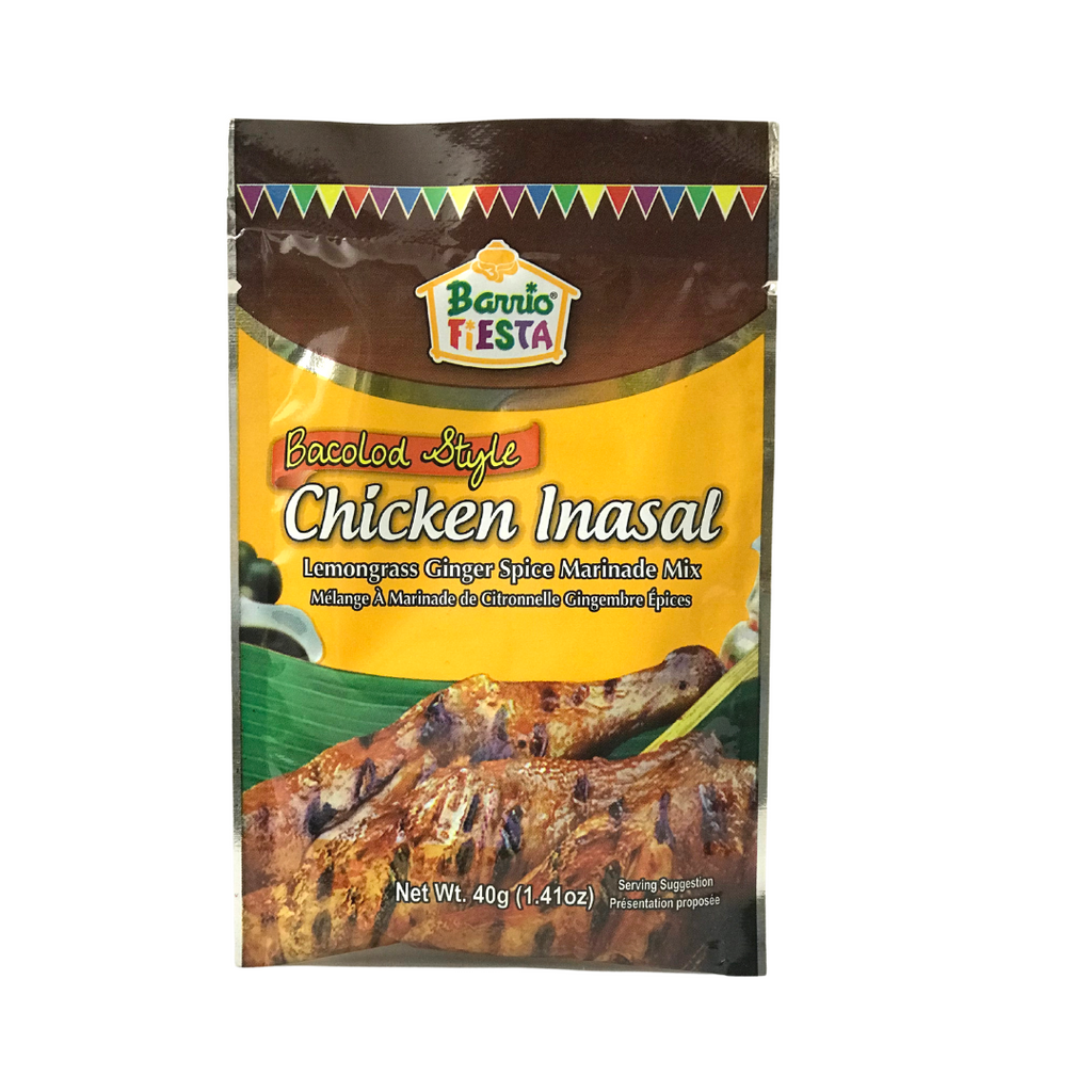 Barrio Inasala Barrio Fiesta Chicken Inasal Mix 1.41oz (40g) - Filipino Marinade ...