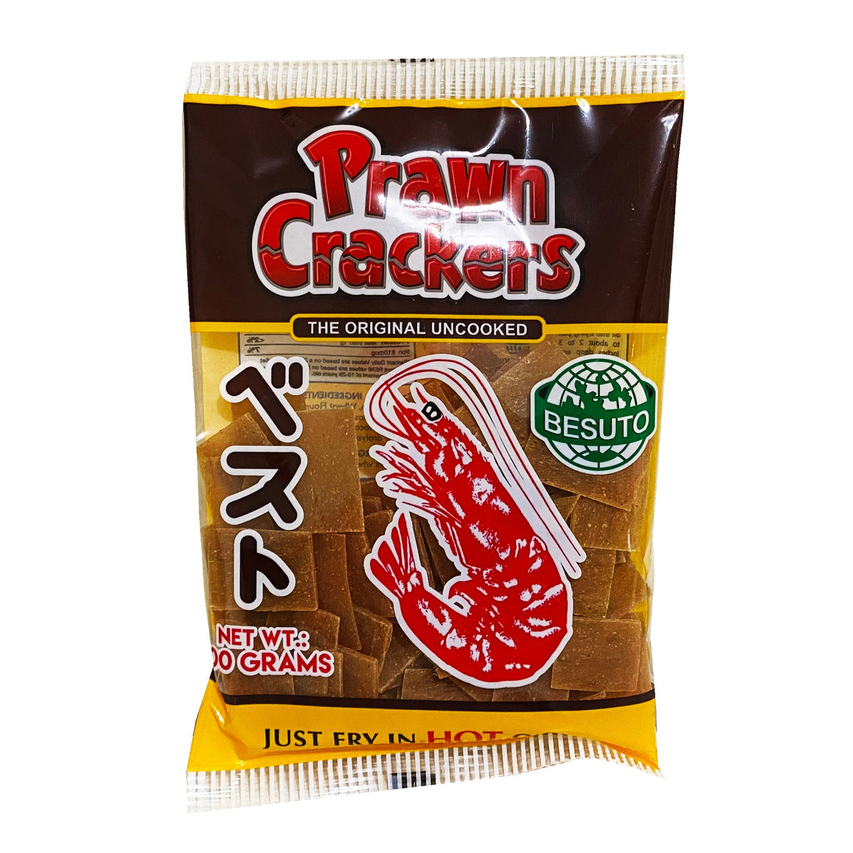 Prawn Crackers Besuto 250g x 4 Free Shipping to US Mixed Flavors