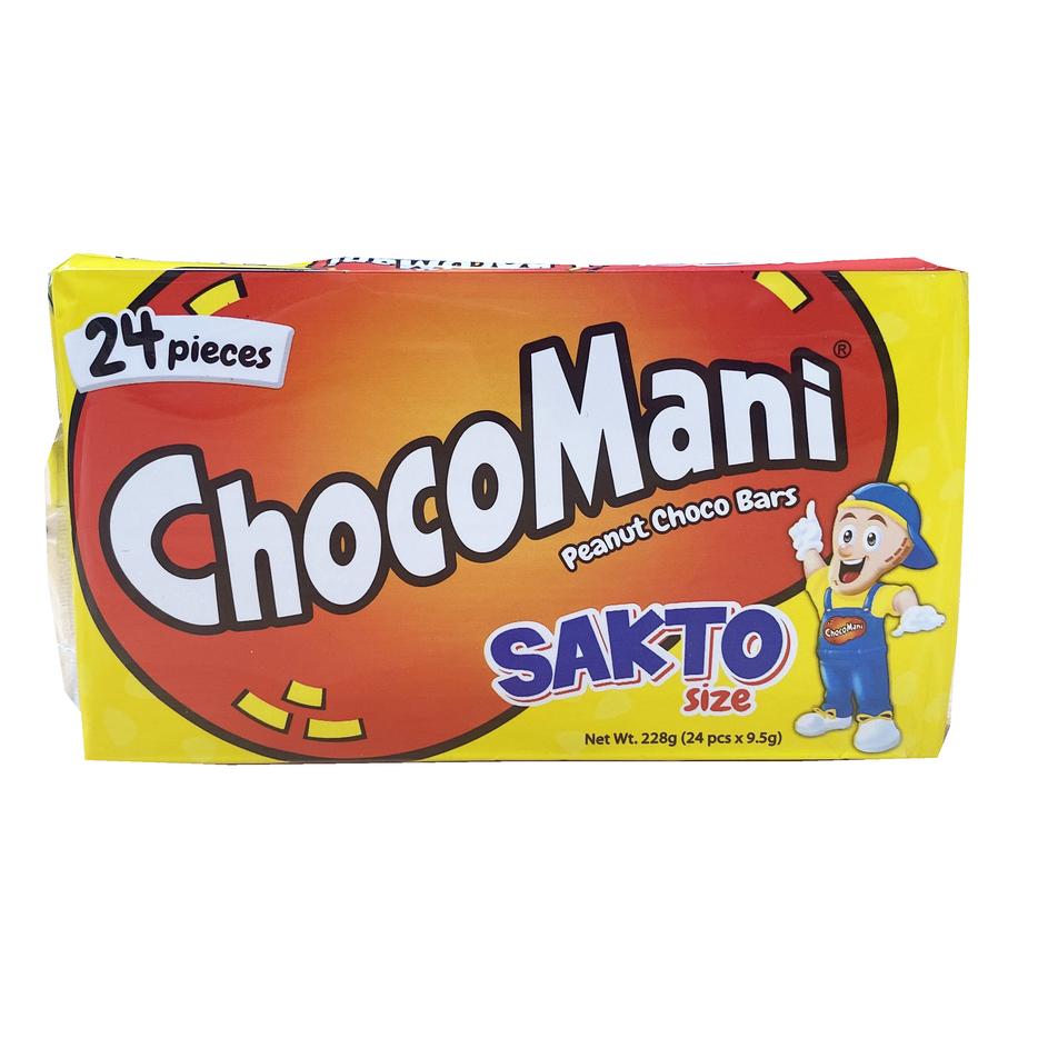 Choco Mani Sakto (Peanut Choco Bars) 228g