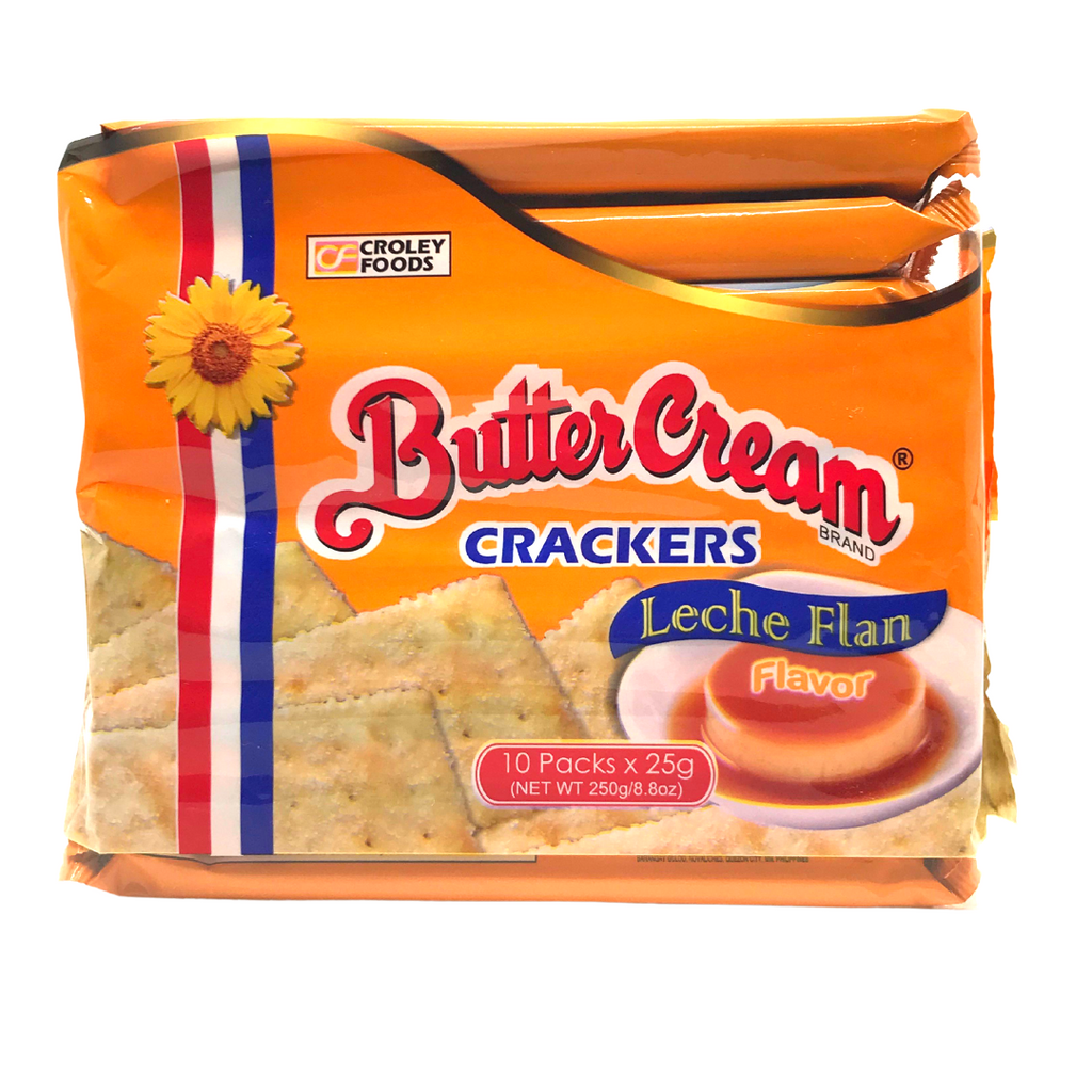 Croley Foods Butter Cream Crackers LECHE FLAN 10 x 25g