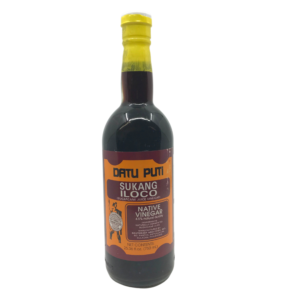 Datu Puti Sukang Iloko 750mL - Authentic Filipino Sugarcane Vinegar for ...