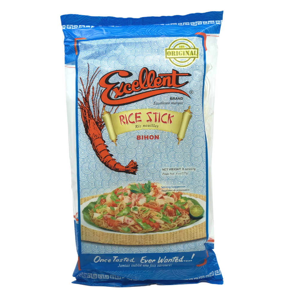 Excelent Rice Excellent Rice Stick Bihon Noodles 8oz – Filipino Pancit Noodle Pack ...