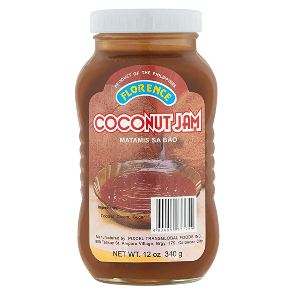 Coco Jam Florence Coconut Jam 12oz (340g) – Sweet Filipino Coco Jam Spread ...