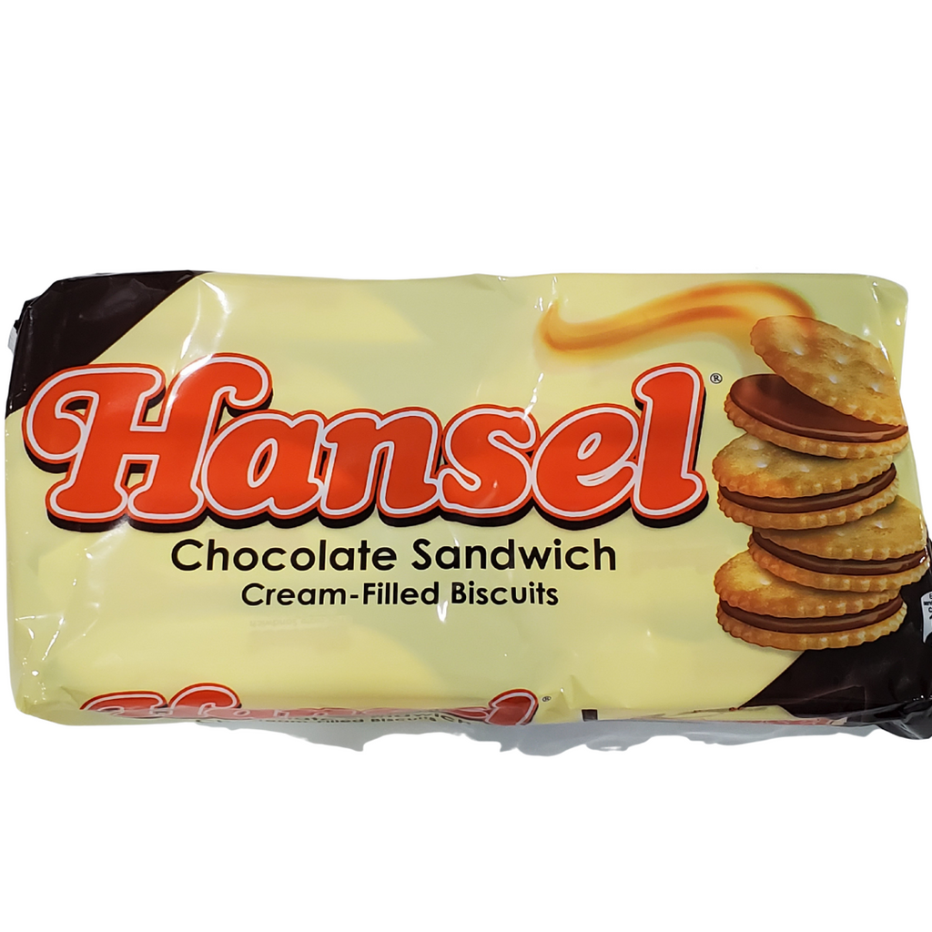 Hansel Cooked Hansel Chocolate Sandwich Biscuits 10.9oz – Classic Filipino Snack ...
