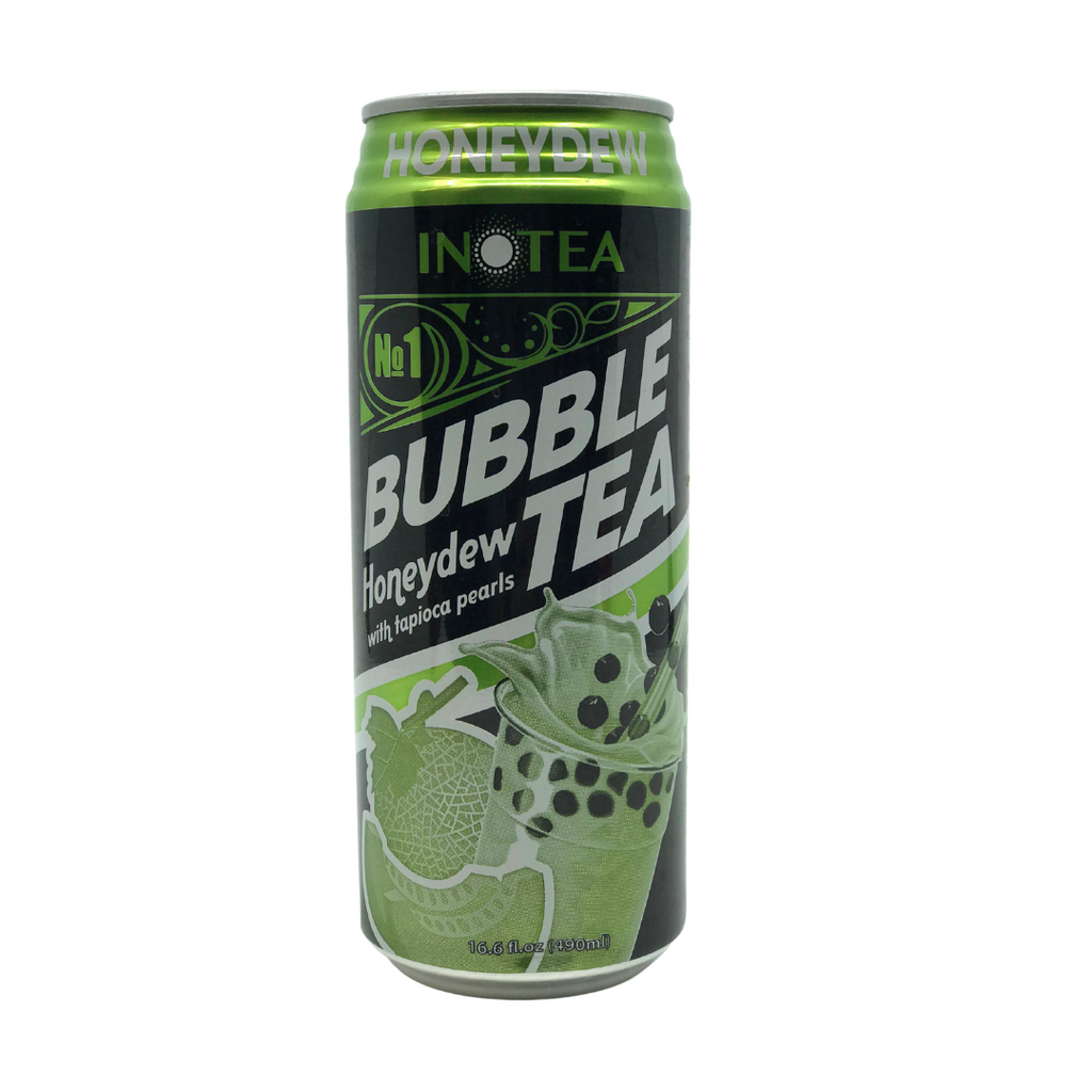 Inotea Bubble Tea (HoneyDew) w/ Tapioca Pearls 16.6oz (490mL)