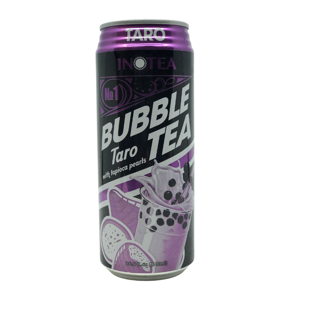Inotea Bubble Tea (Taro) w/ Tapioca Pearls 16.6oz (490mL)