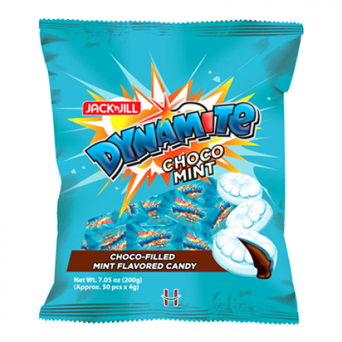 Dynamite Choco Jack and Jill Dynamite Choco Mint Candy 200g – Filipino Mint Candy ...