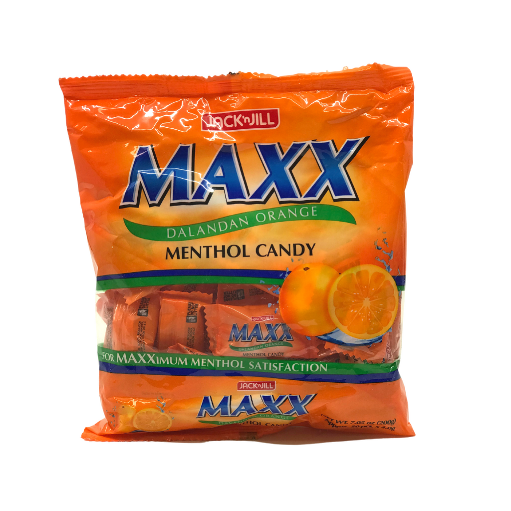 Jack  and Jill Maxx Dalandan Orange Menthol Candy 200g