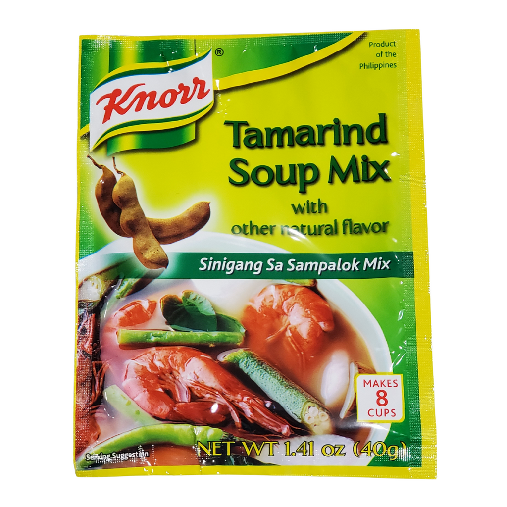 Knorr Tamarind Soup served with rice and vegetables