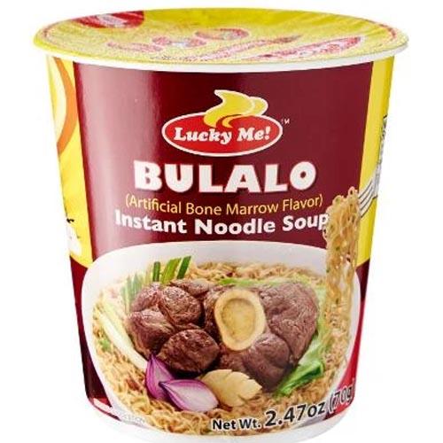 Lucky Me Instant Noodles Soup BULALO (BIG) CUP 2.47oz (70g)