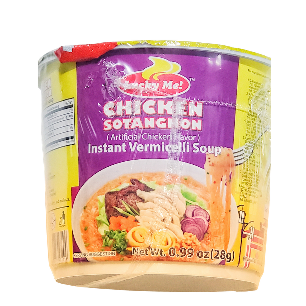 Lucky Me CHICKEN SOTANGHON (Instant Vermicelli Soup) (28g)
