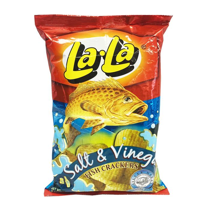 Lala Fish Crackers Salt and Vinegar 3.52oz (100g)
