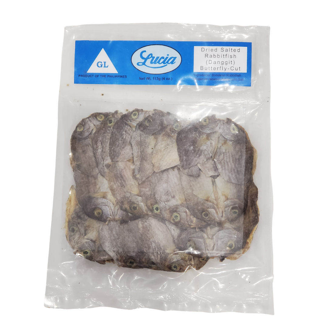 Lucia Dried Salted Rabbit Fish Danggit 4oz– Crispy Filipino Dried Fish ...