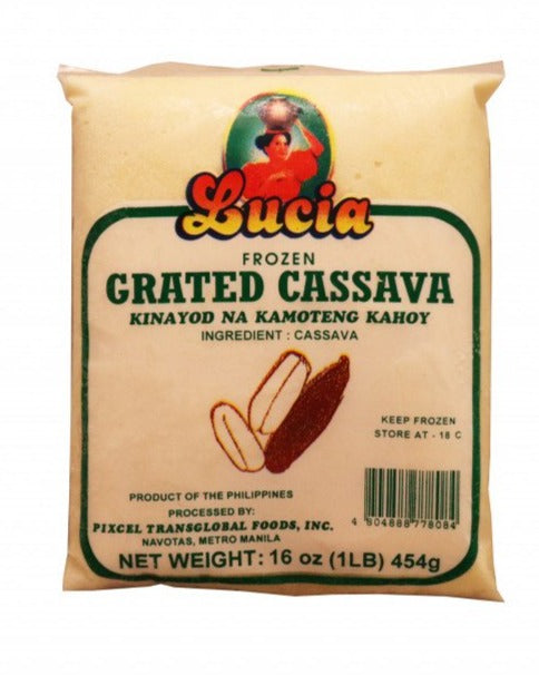 Lucia Frozen Grated Cassava 16oz - Pinoy Groseri | Pinoy Groseri