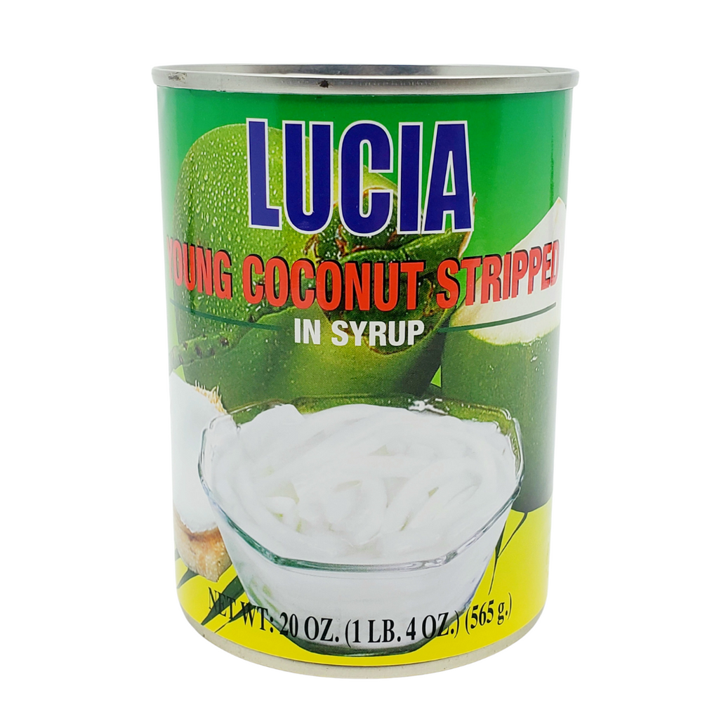 Lucia Young Coconut Stripped in Syrup 20oz