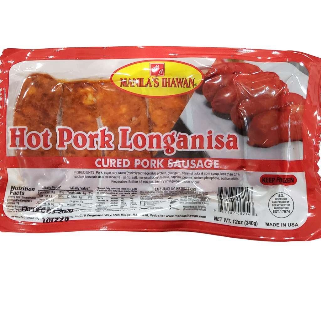Manila's Ihawan Pork Longanisa (HOT) 340g