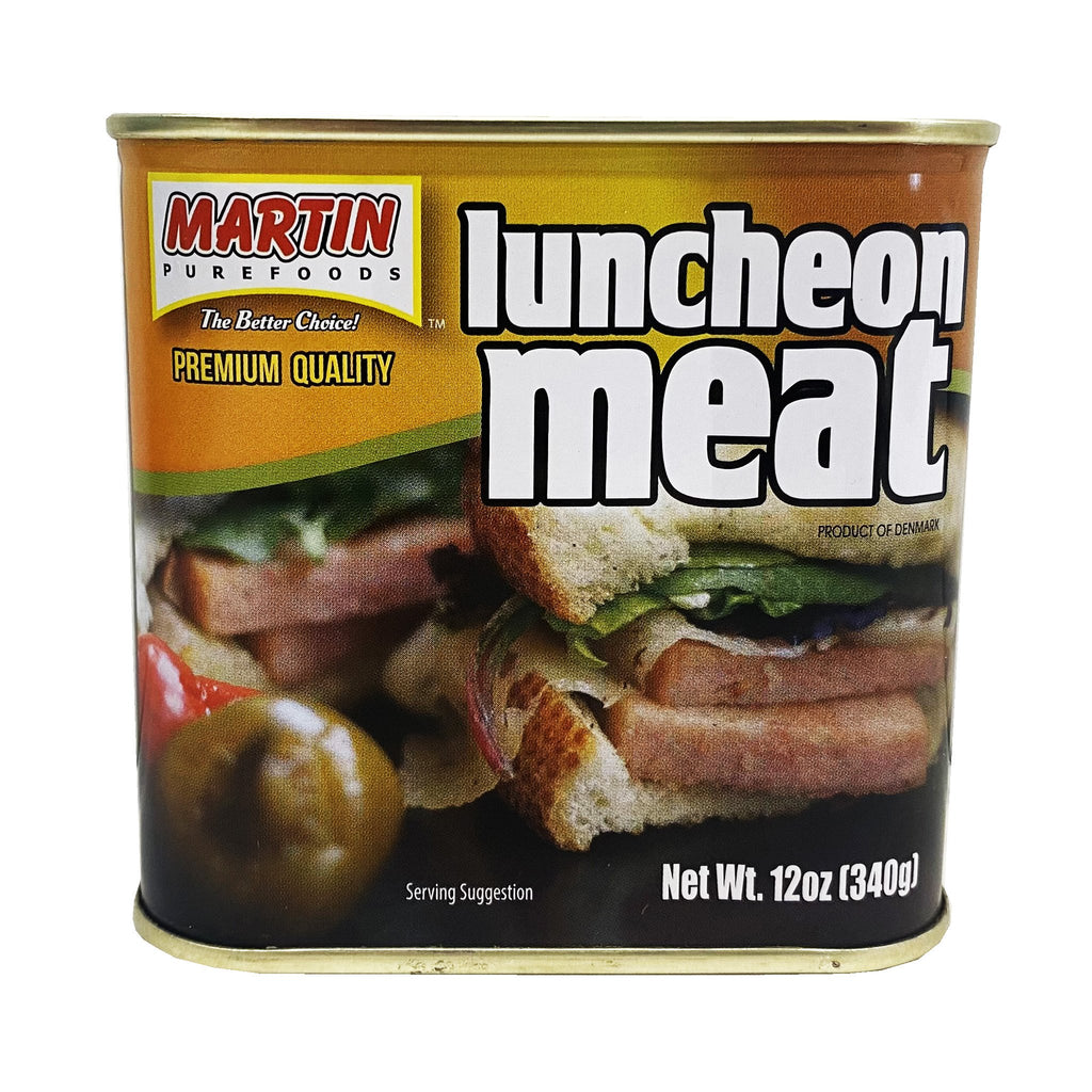 Martin Purefoods Pork Luncheon Meat 12oz– Filipino Canned Meat Classic ...