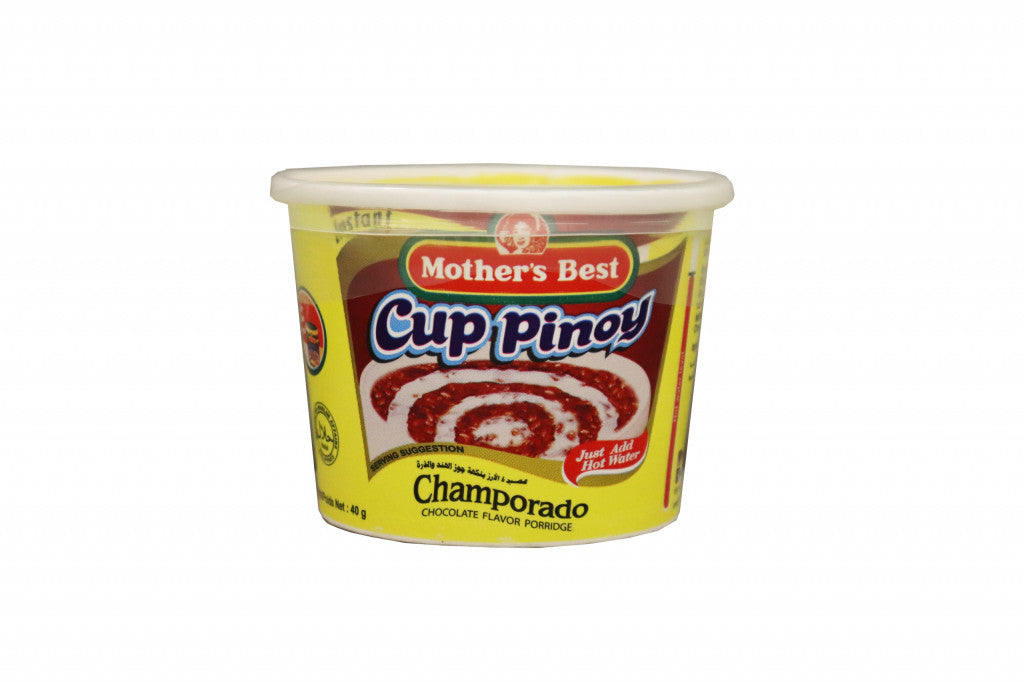 Mother's Best Cup Pinoy - Chocolate Champorado - 40g – Sukli - Filipino  Grocery Online USA