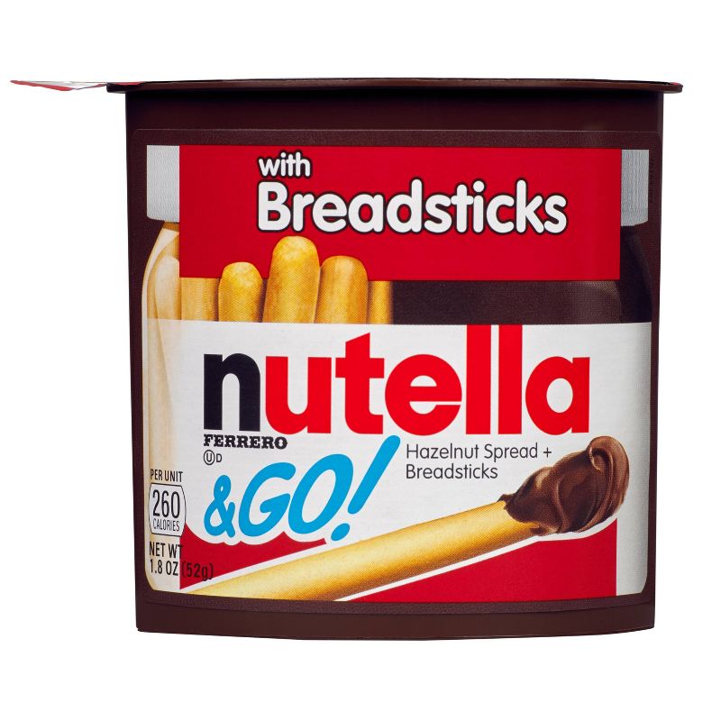 Nutella Go Hazelnut Spread with Breadsticks 52g