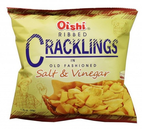 Oishi Cracklings Salt & Vinegar (SMALL) 50g