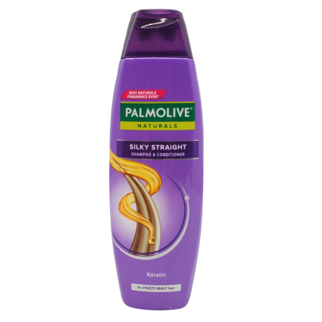 Palmolive Naturals Shampoo+Conditioner Silky Straight Keratin 180ml