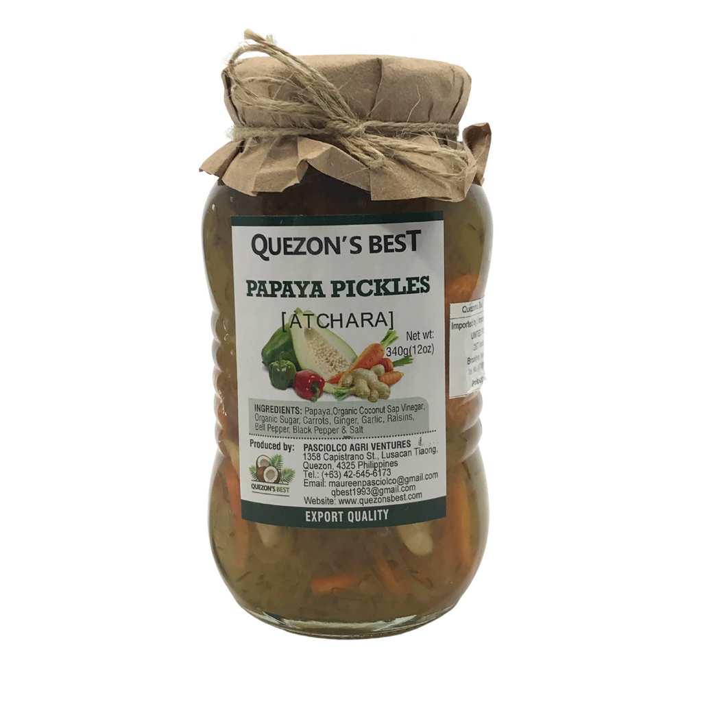 Quezon's Best Papaya Pickles (Atchara) 340g