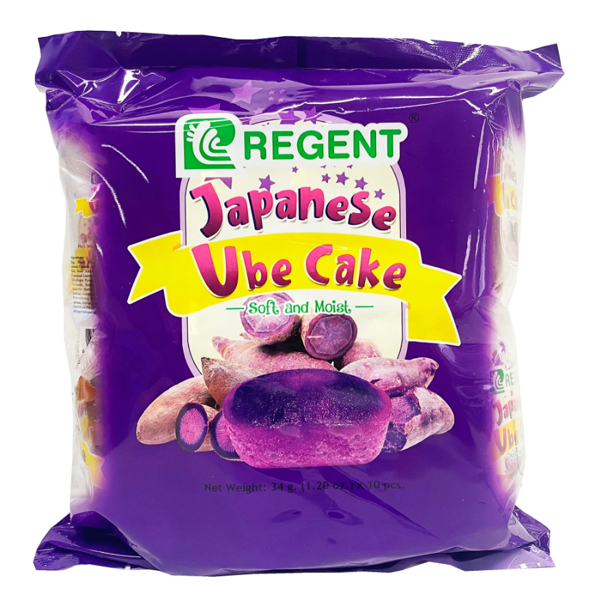 Regent Japanese Ube Cake 1.20oz x 10pcs