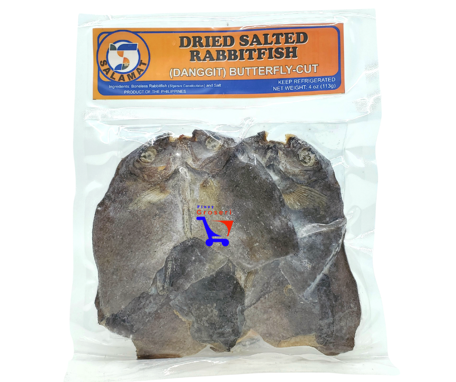 Salamat Dried Salted Rabbitfish (Danggit) 4oz– Crispy Filipino Delight ...