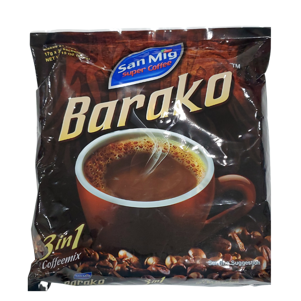 San Miguel BARAKO Coffee 3-in-1 17g x 25 Sachets