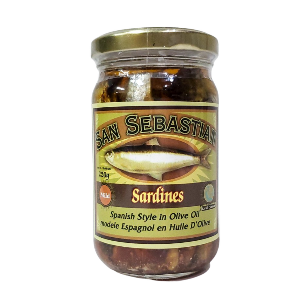 San Sebastian SARDINES  Spanish Style in OLIVE Oil (MILD) 220g