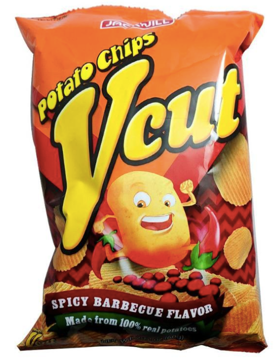 Jack and Jill Vcut Potato Chips SPICY BARBEQUE 2.12oz (60g)
