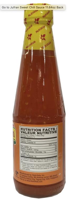 Jufran Sweet Chili Sauce (SMALL)  11.64oz