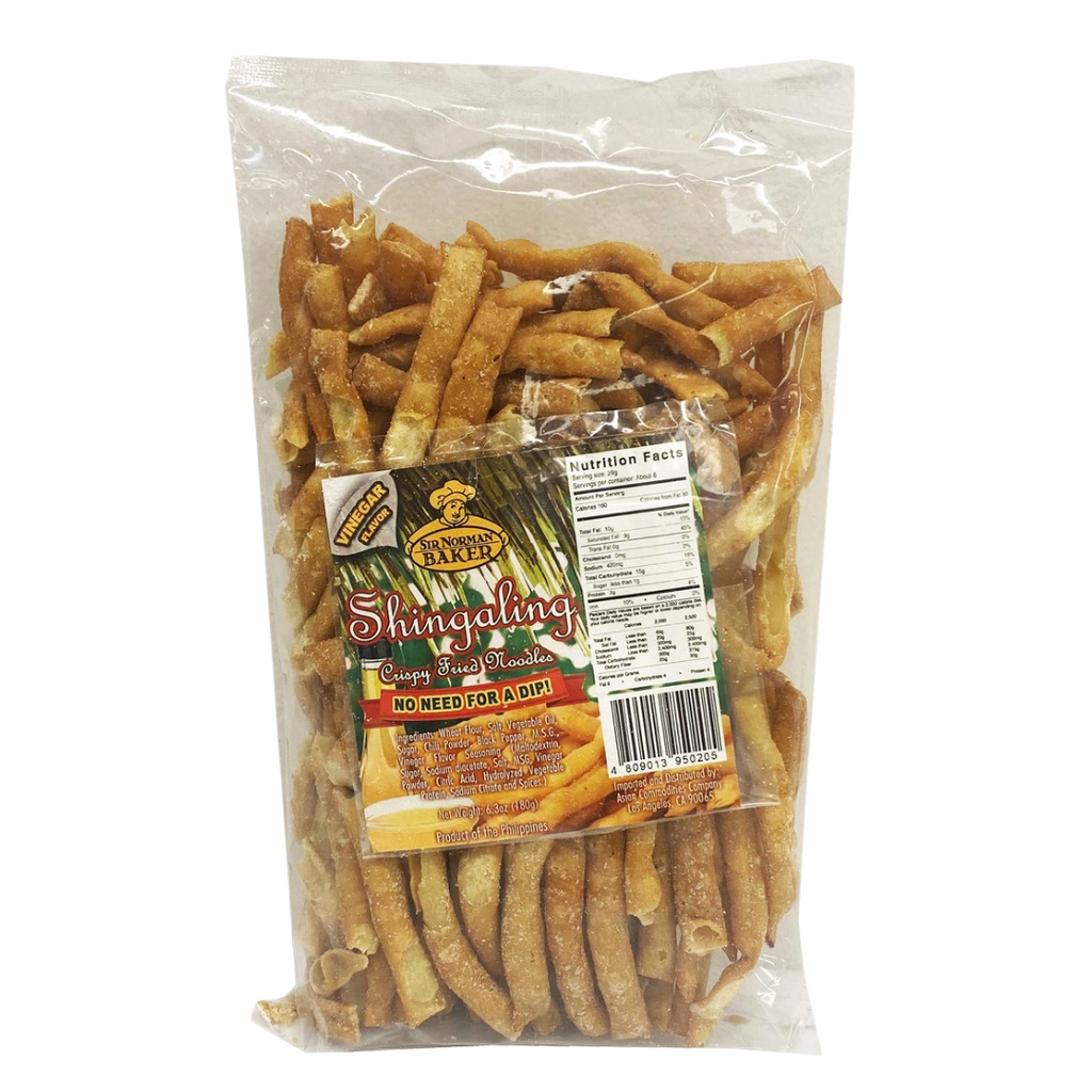Sir Norman Shing-a-Ling Vinegar Flavor 180g – Filipino Garlic Snack ...