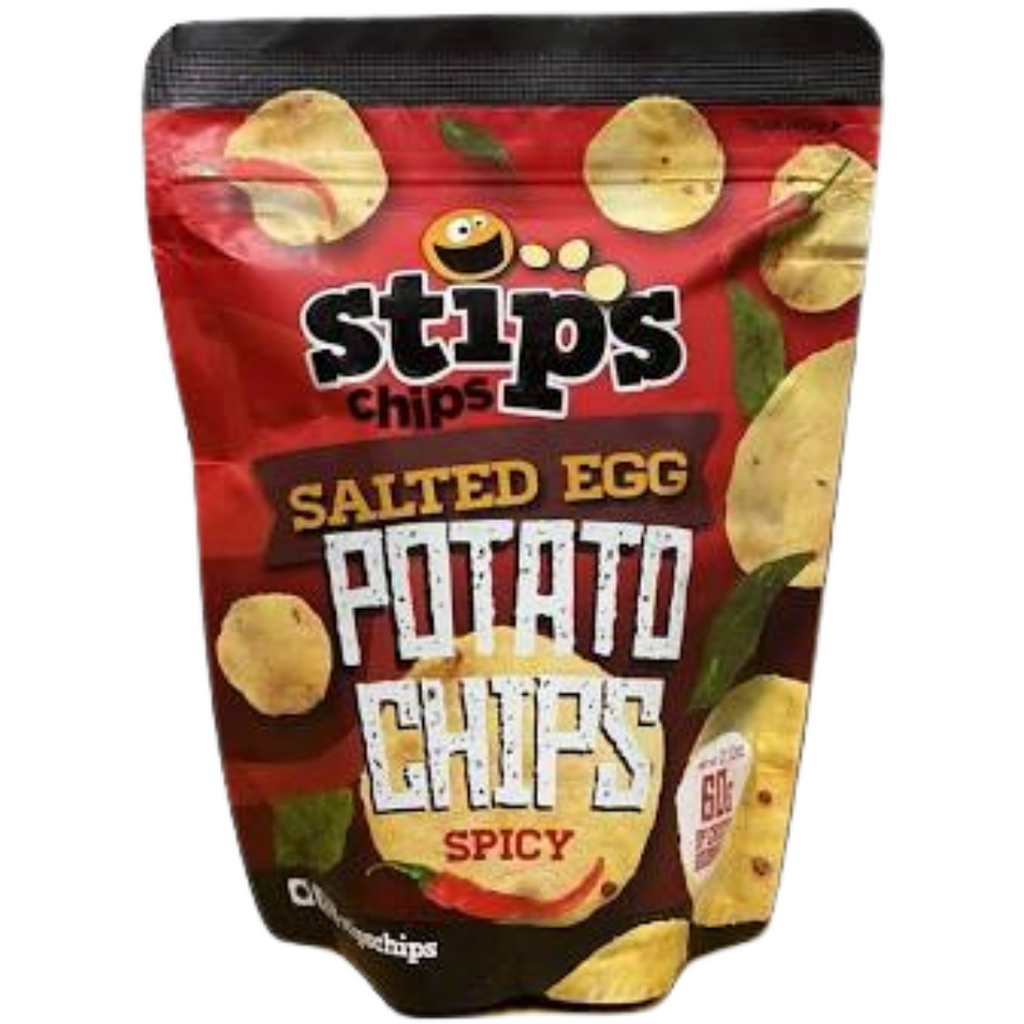 Stips Salted Egg Potato Chips Spicy (SMALL) 60g