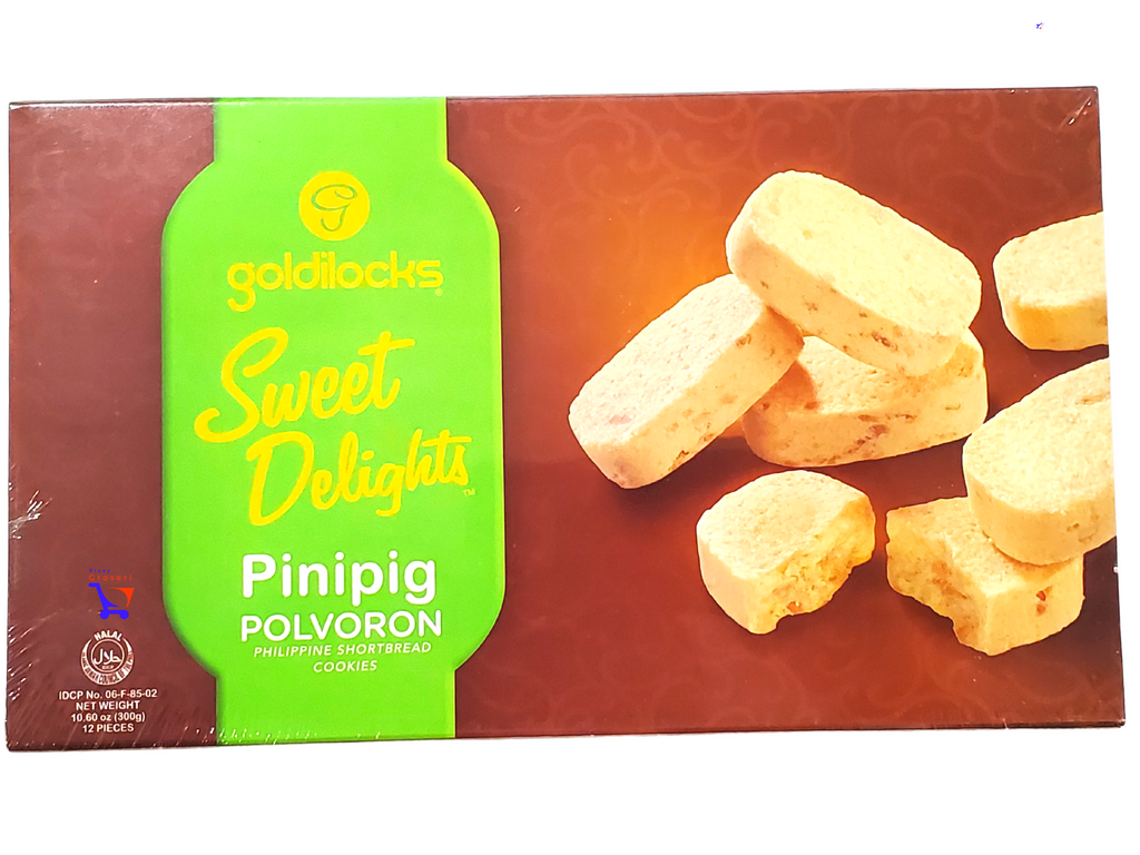 Goldilocks Sweet Delights Polvoron (Pinipig) 10.6oz (300g)