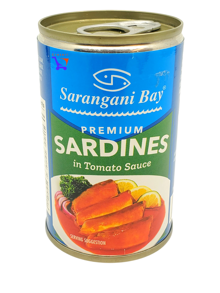Sarangani Bay Premium Sardines (GREEN) in Tomato Sauce 5.47oz (155g)
