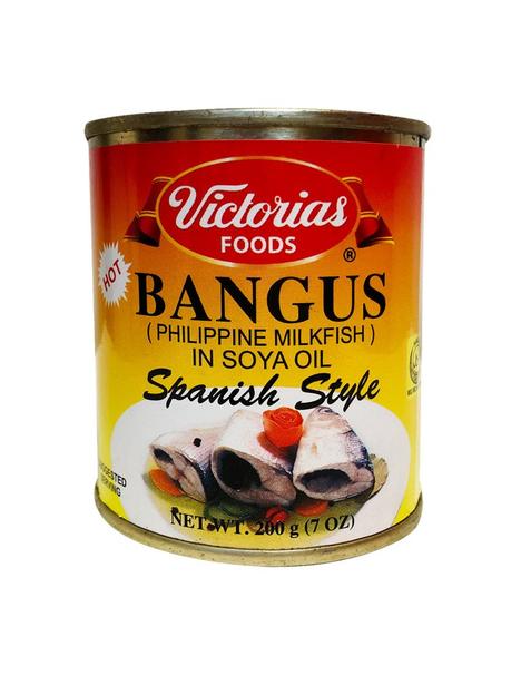 Victoria's BANGUS in SOYA Oil Spanish Style HOT 7oz (200g)