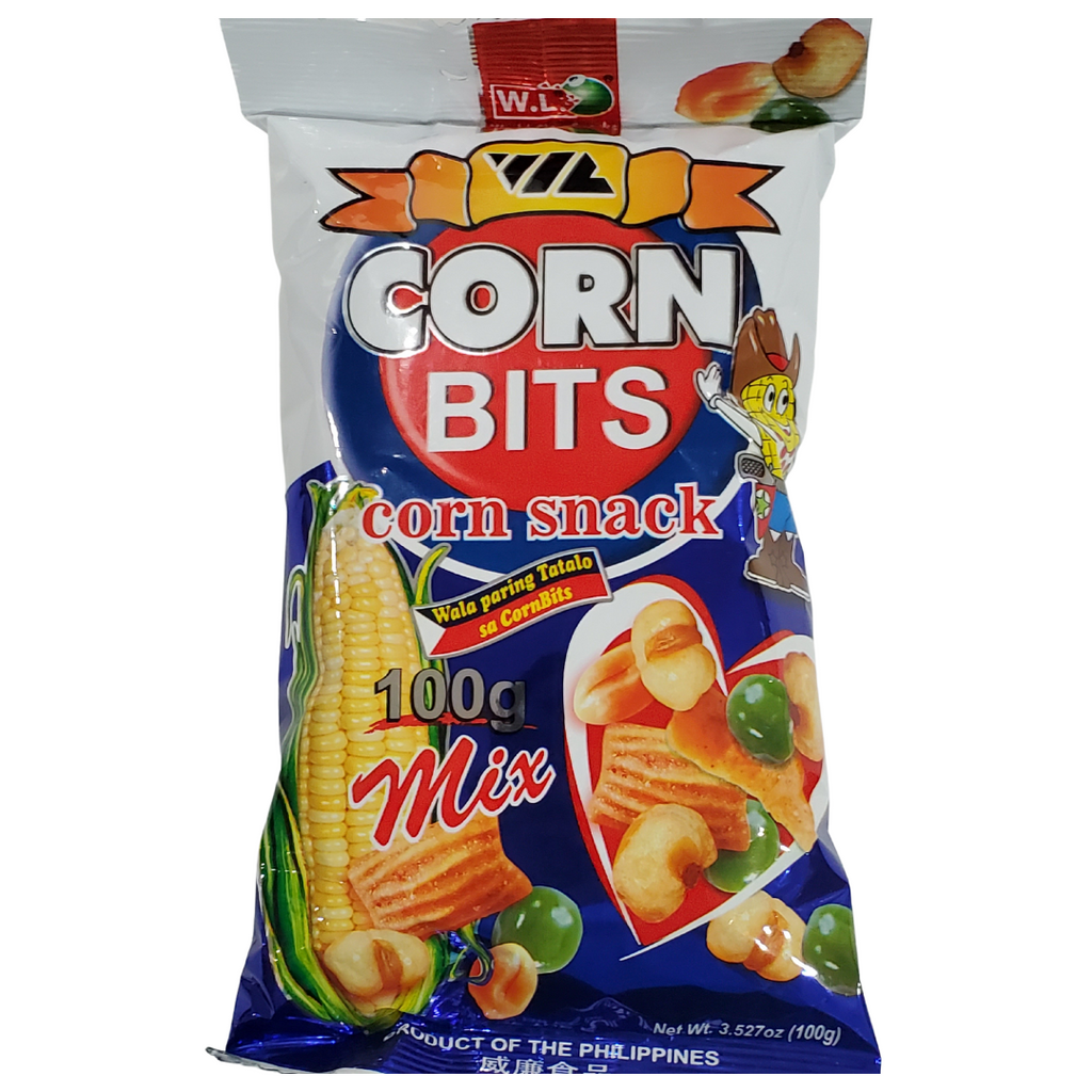 One Corn Bit W.L. Corn Bits Corn Snack Mix 3.53oz – Crunchy Filipino Snack Favorite ...