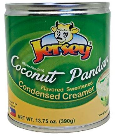 Jersey Condensed Milk (COCONUT PANDAN) 13.75oz (390g)